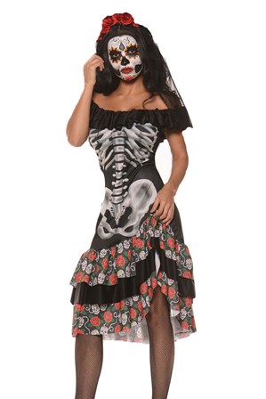 Queen of the Dead / Day of the Dead Halloween Costume - Leopard & Lace ...