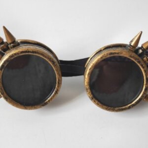 Bronze Antique Vintage Steampunk Cyber Goggles