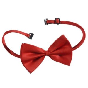 Red Mini Bow Tie Costume Accessory