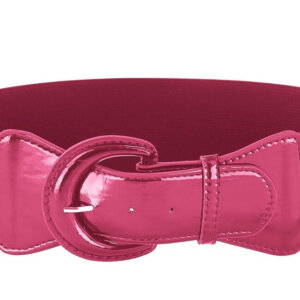 Pink Retro Rockabilly Stretch Cinch Belt