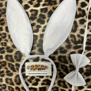 white playboy bunny costume accessories